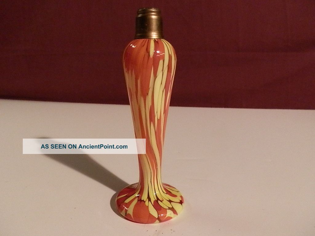 Vintage Atomizer Perfume Bottle - Czechoslovakia Art Glass Perfume Bottles photo
