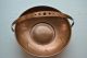 Vintage Swedish Copper Arts And Crafts Bowl With Handles Metalware photo 2