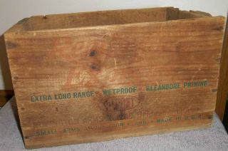 Vintage/antique Remington Express 12 Gauge Wood Ammo Ammunition Box/crate photo
