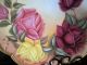 Antique Akd France Limoges Charger~beautiful Old Fashioned Roses~beaded Trim Plates & Chargers photo 2