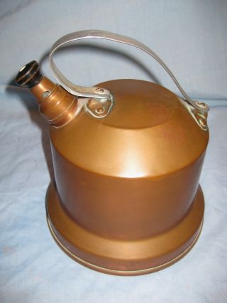 Vintage Copper Teapot / Kettle W / Whistle Spout photo