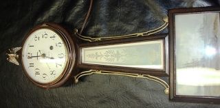 1920s Vintage New Haven Banjo Wall Clock photo