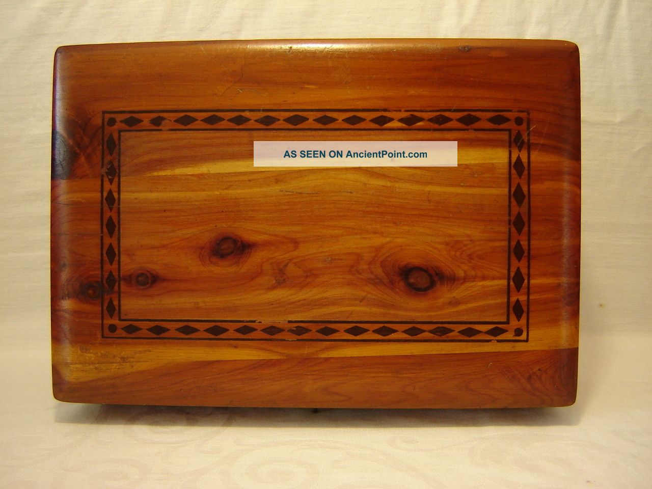 Red Cedar Dresser Or Keepsake Box,  Side Handles,  Brass Latch & Hinges Boxes photo