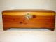 Red Cedar Dresser Or Keepsake Box,  Side Handles,  Brass Latch & Hinges Boxes photo 7
