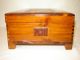 Red Cedar Dresser Or Keepsake Box,  Side Handles,  Brass Latch & Hinges Boxes photo 8
