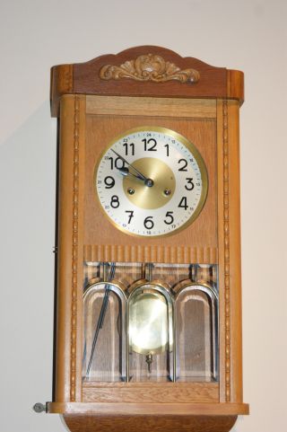 Antique German Wall Clock - 1910 Dufa photo