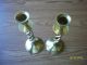 Bell Brass Candlesticks With Twisted Stems Metalware photo 2