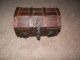 Vintage Wood Wooden Pirate Gothic Treasure Box Chest Jewelry Lion Head Boxes photo 2