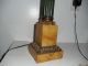 Stunning Gilded Deco Empire Burwood Marble Table Lamp Lamps photo 8