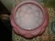 Antique Victorian Pink Satin Diamond Quilted Cracker Biscuit Jar Jars photo 4
