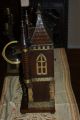 Antique Castle Clock With Candle Holders.  France - 1880 Clocks photo 5
