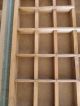 Vtg Wood Tray 30 Opening Box Miniatures Jewelry Organizer Display Shadow Case Trays photo 1