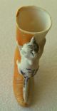 Bisque Hand Painted 1800 ' S Germany Cat & Ladies Boot Toothpick Holder 8536 Figurines photo 1
