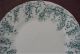 19c Green Transfer Floral Scroll Leaf English Aesthetic Venus Dessert Plate Vg Plates & Chargers photo 1