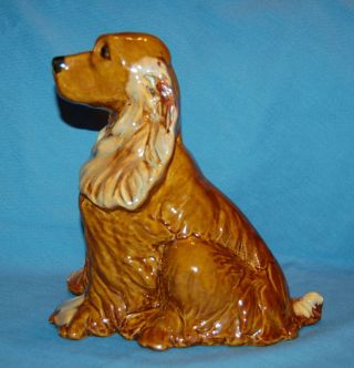 Vintage Porcelain Ceramic Royal Haeger Pottery Large Cocker Spaniel Dog Figurine photo
