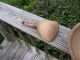 Vintage Wooden Dough Bowl And Paddle Bowls photo 1