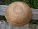 Vintage Wooden Dough Bowl And Paddle Bowls photo 2