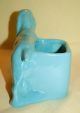 Vintage Porcelain Ceramic Shawnee Blue Pottery Spaniel Dog Figurine/planter Figurines photo 9
