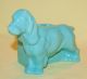 Vintage Porcelain Ceramic Shawnee Blue Pottery Spaniel Dog Figurine/planter Figurines photo 4