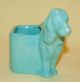 Vintage Porcelain Ceramic Shawnee Blue Pottery Spaniel Dog Figurine/planter Figurines photo 6