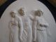 Very Fine Antique Porcelain Framed Relief Other photo 2