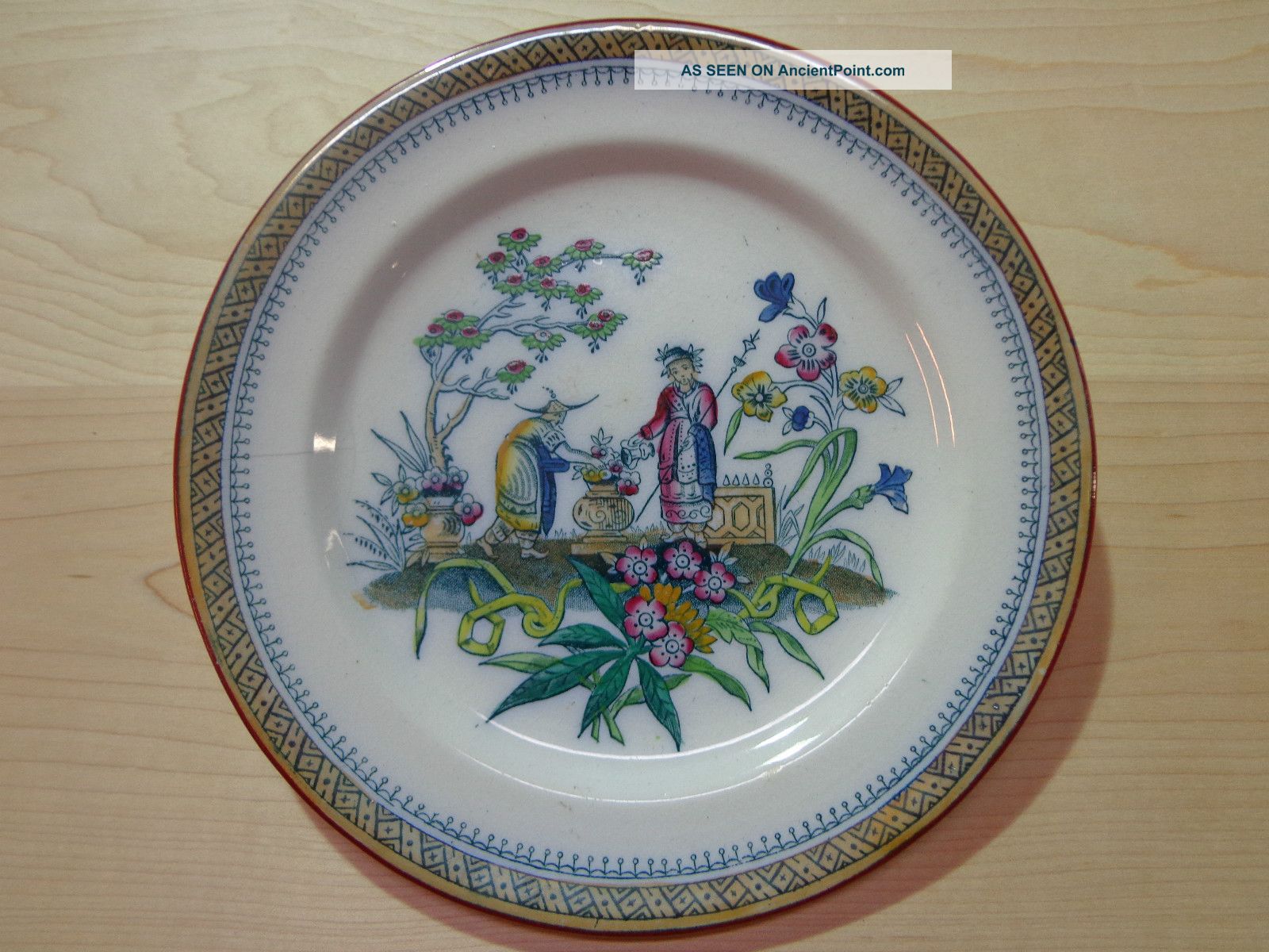 Rare Earthenware Plate E.  M &co Plates & Chargers photo