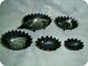 Hedgehog Five Metal Ash Trays Hagenauer Vienna Copy Metalware photo 2