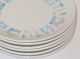 Blue Heaven Atomic Retro Plate Set Of 6 Royal China Co Plates & Chargers photo 3