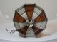 Art/stained Glass - Hanging Lamp Vintage 8 