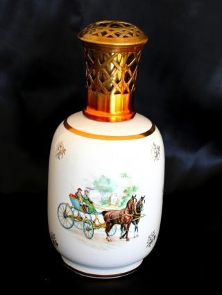 Antique French Lampe Berger Porcelain Aromatherapy Oil Lamp Hand Decor R France photo