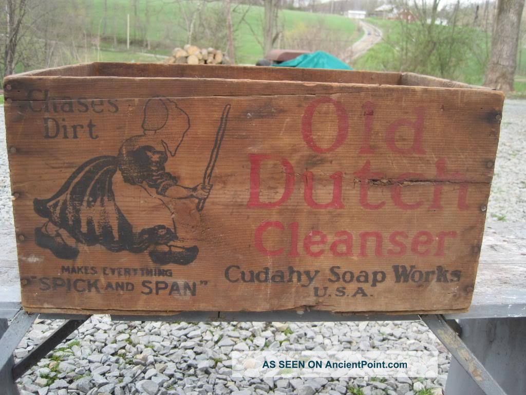 Old Dutch Cleanser Box Spick & Span 20 