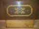 Antique~jewelry Box W/inlaid Wood,  Finger Joints,  & Cloth Lined,  2 Drawers~xlent Boxes photo 10