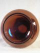 Antique 1870 ' S Blown Amethyst Glass Vase / 2 Piece Mold W/ Gound Glass Top Vases photo 5