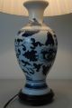 Antique Vintage Porcelain Table Lamp With Shade Lamps photo 2