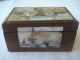 Antique 19th Century Oriental Hand Made Wooden Box With Nacre Inlay Boxes photo 3