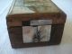 Antique 19th Century Oriental Hand Made Wooden Box With Nacre Inlay Boxes photo 4