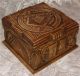 Antique Handmade Wooden Rare Casket Masonic Vintage - Freemasons Other photo 1