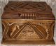 Antique Handmade Wooden Rare Casket Masonic Vintage - Freemasons Other photo 2