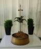 Vintage Italian Tole Palm Tree Lamp,  Parzinger / Hollywood Regency Style Lamps photo 2