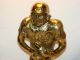 Vtg Brass Football Player Trophy Statue Hollywood Regency Man Cave Sports Fan Metalware photo 9