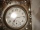 Sterling Silver Swiss 8 Day Wittnauer &co Black Starr & Frost Paperwaight Clock Clocks photo 2