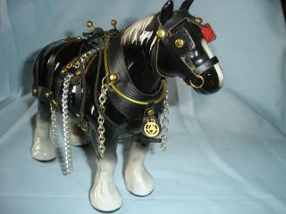 Large Heavy Ceramic Vintage Stallion Horse Figure 10 1/4 