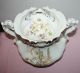 Antique Porcelain / China Covered Chamber Pot With Lid - Ornate - Fc Co. Chamber Pots photo 1