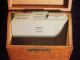 Vintage Solid Oak Dovetailed Recipe Card File Box Boxes photo 4