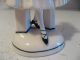 Lovely Antique Art Deco Pierrot Porcelain Figurine Lady With Mask Figurines photo 3