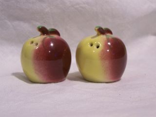 Cute Antique Apple Salt And Pepper Shakers photo