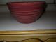 Antique Ceramic Pottery Bowl W/ribbed Pattern & Kiln Marks On Base Bowls photo 3