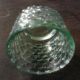 Vintage Ice Blue/green Embossed Diamond Cut Votive Candle Holder Candle Holders photo 1
