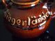 Rare Vintage Kitchen Teapot German Brown “siegerlander Mackes” City Advertising Teapots & Tea Sets photo 3