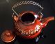 Rare Vintage Kitchen Teapot German Brown “siegerlander Mackes” City Advertising Teapots & Tea Sets photo 5